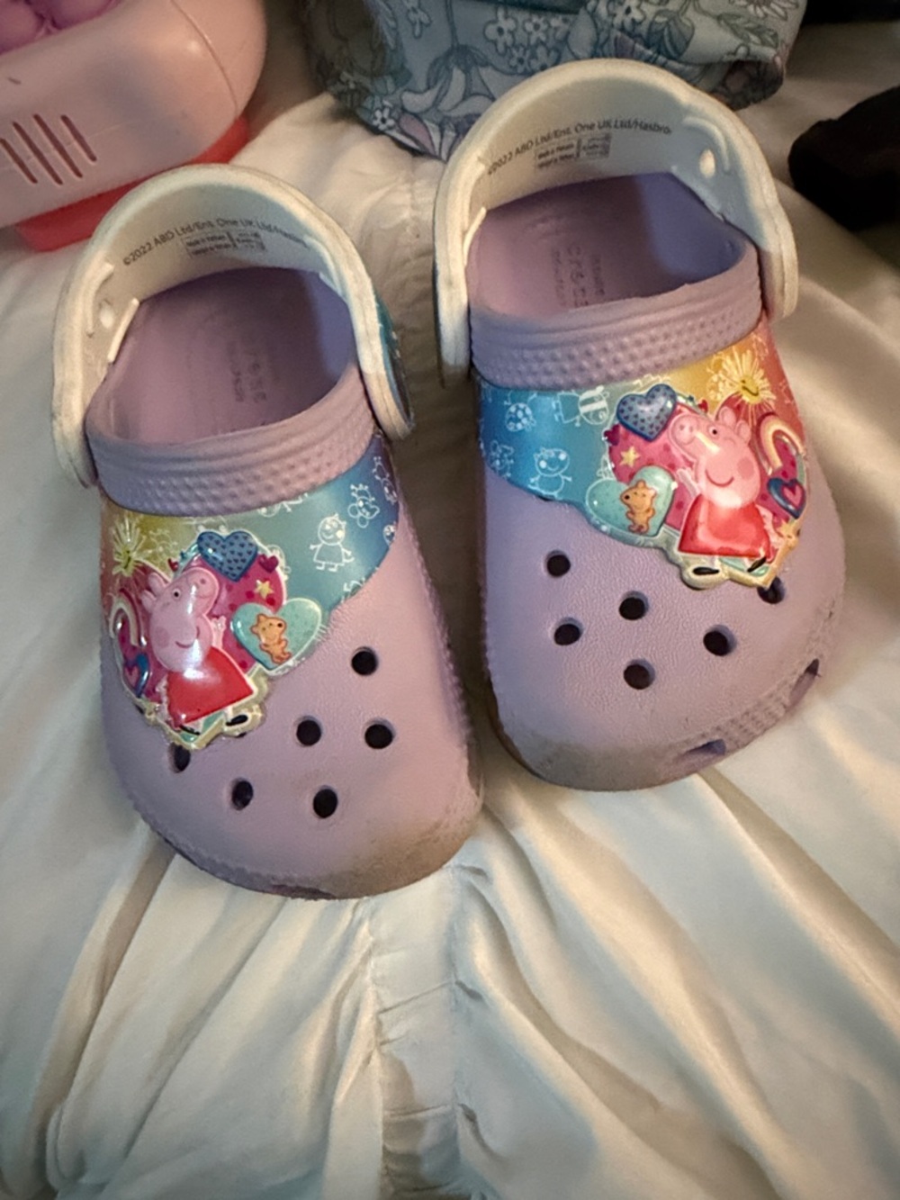 CROCS Kids Lavender Peppa Pig Clog Sandals